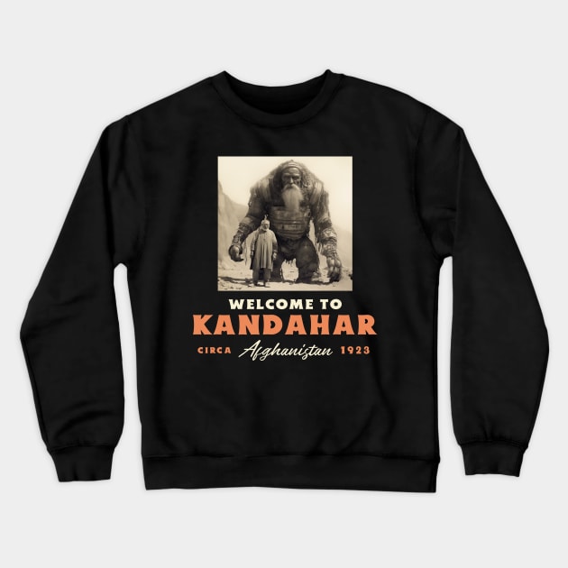 Kandahar circa 1923 Crewneck Sweatshirt by Popstarbowser